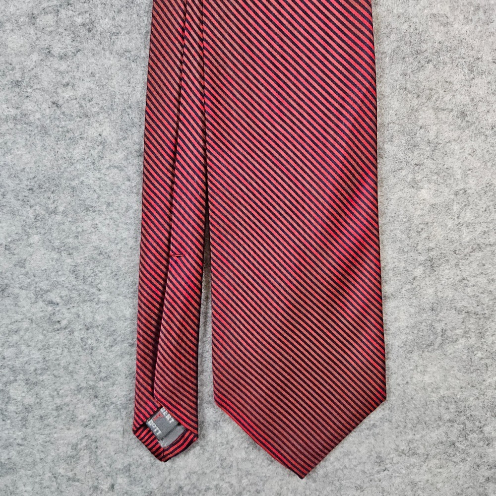 Robert Talbott Best of Class Silk Neck Tie Red & Blue‎ Diagonal Stripes 58x4
